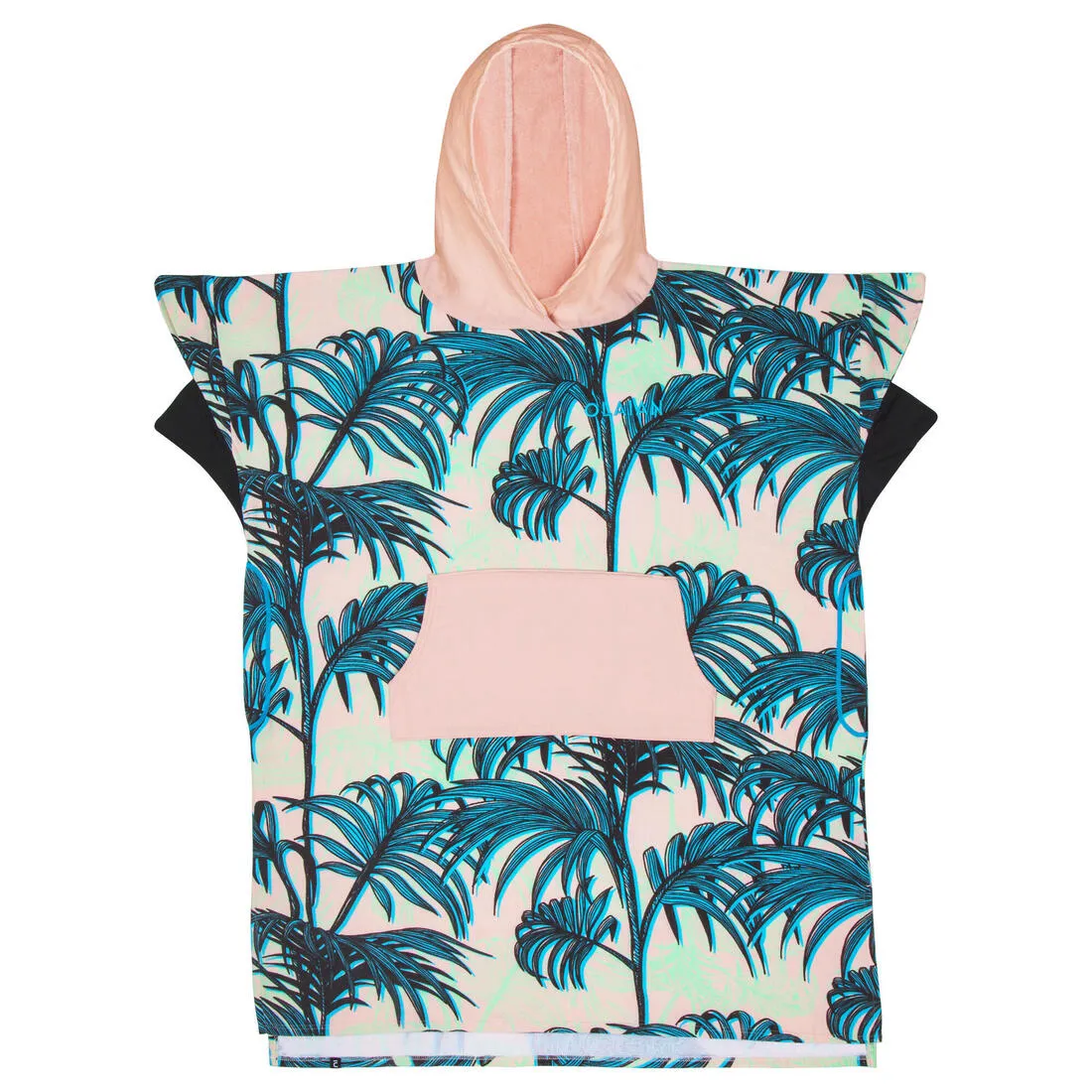 ADULT SURFING PONCHO 500 Fish Print