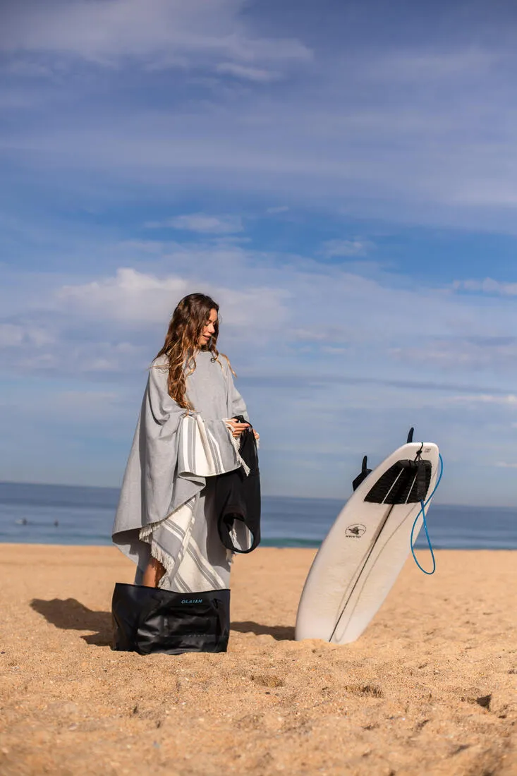 Beach towel poncho 190 x 190 cm