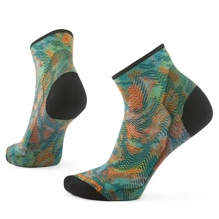 Bike Zero Cushion Jungle Music Print Ankle Socks (Women's) - SW002704