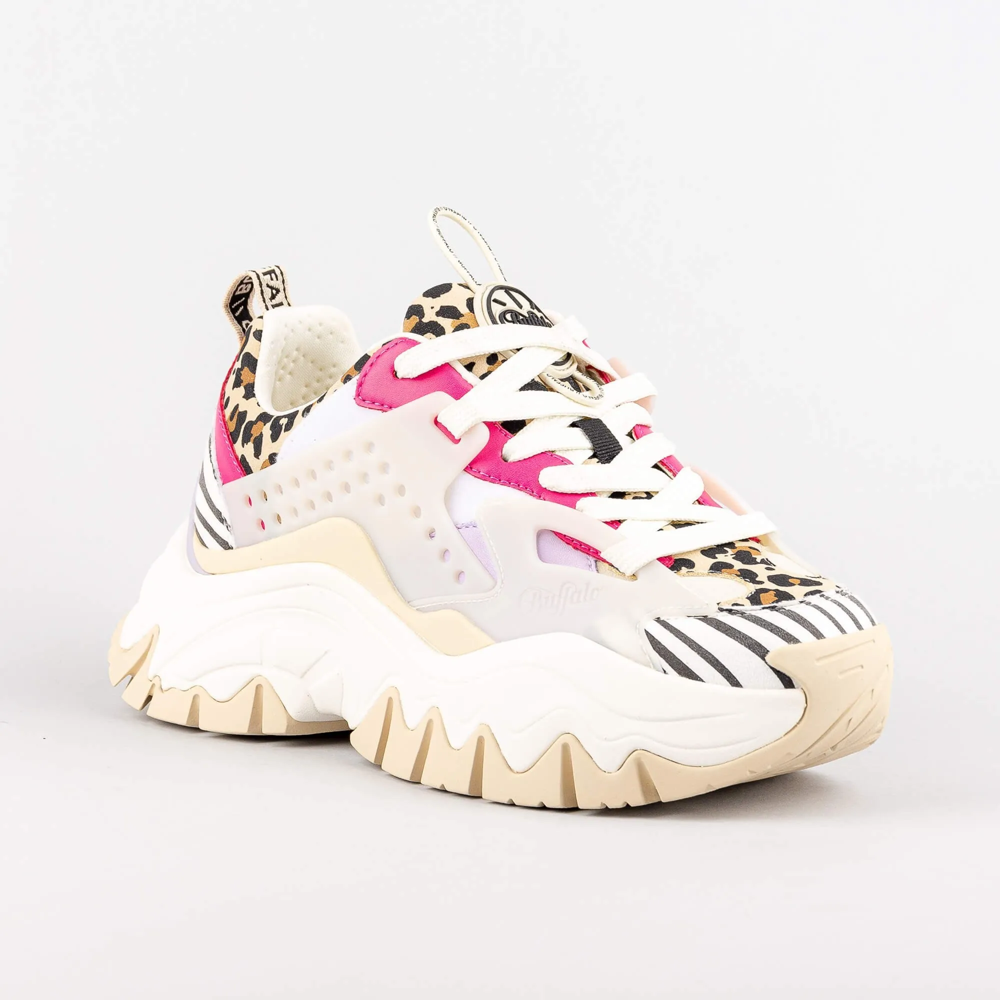 Dámske boty Buffalo Trail One Animal Mix/Cream/Magenta