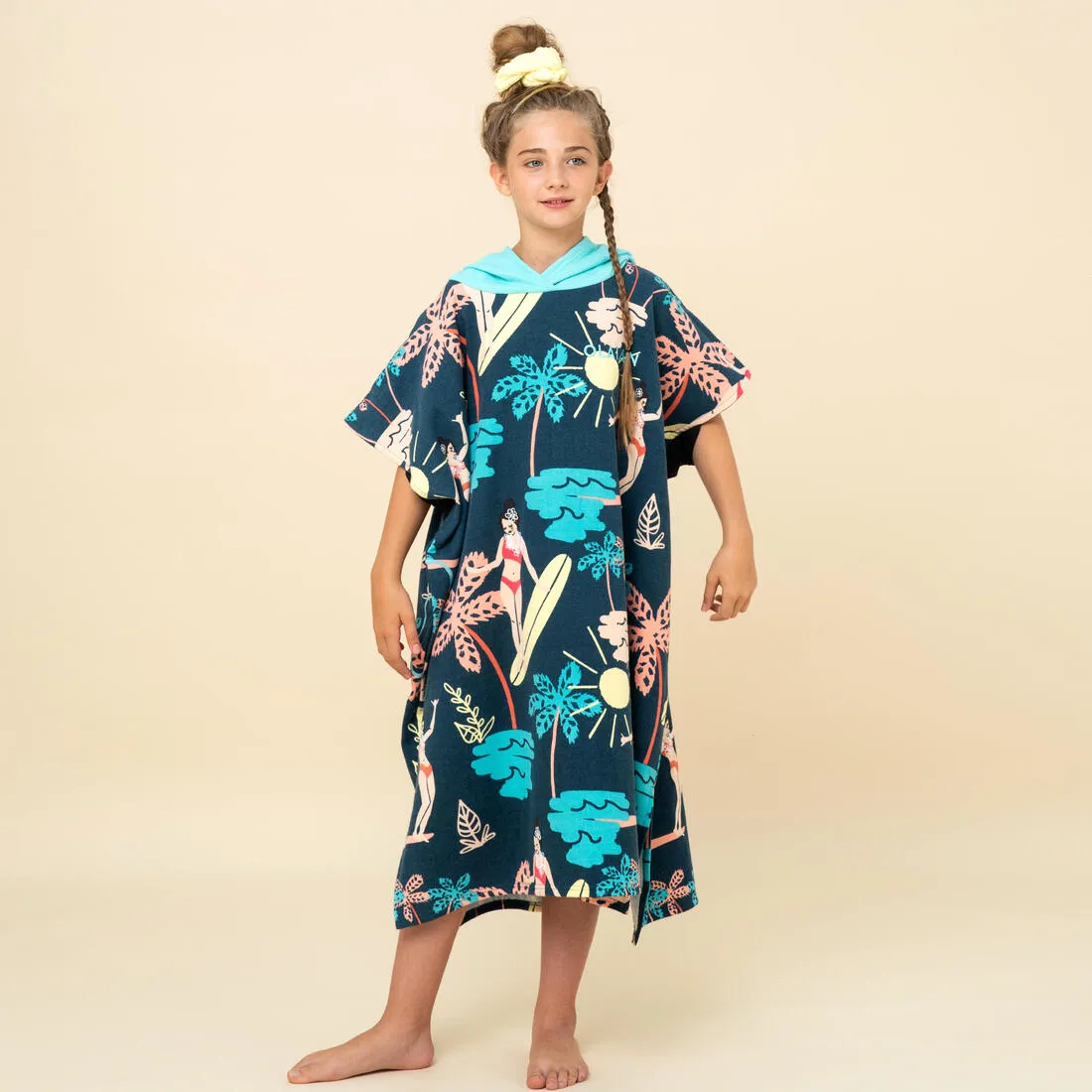 Kids' Surf Poncho 550 (135 to 160 cm) - Cali