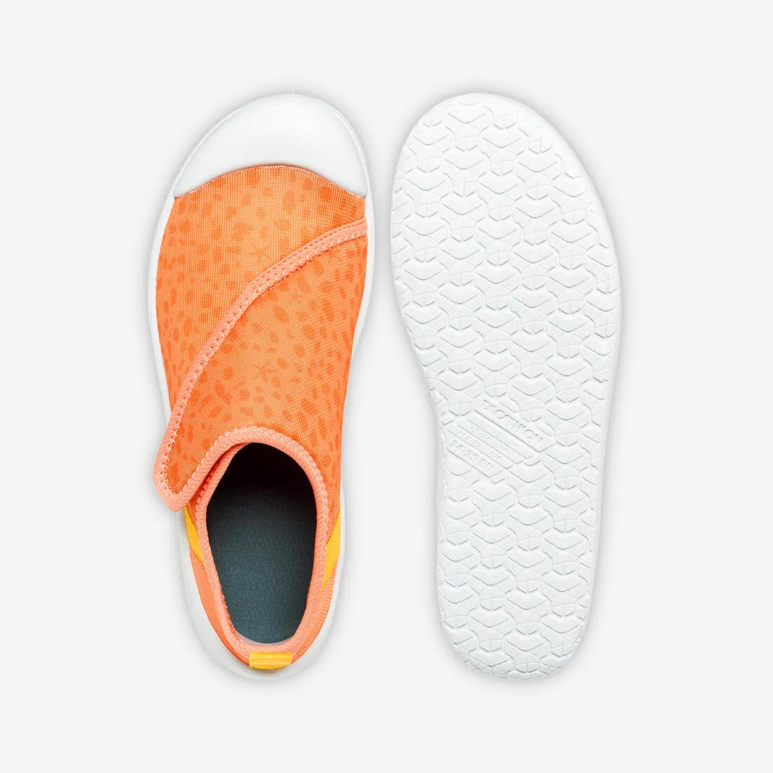Kids’ water shoes with rip-tab - Aquashoes 120 lagoon