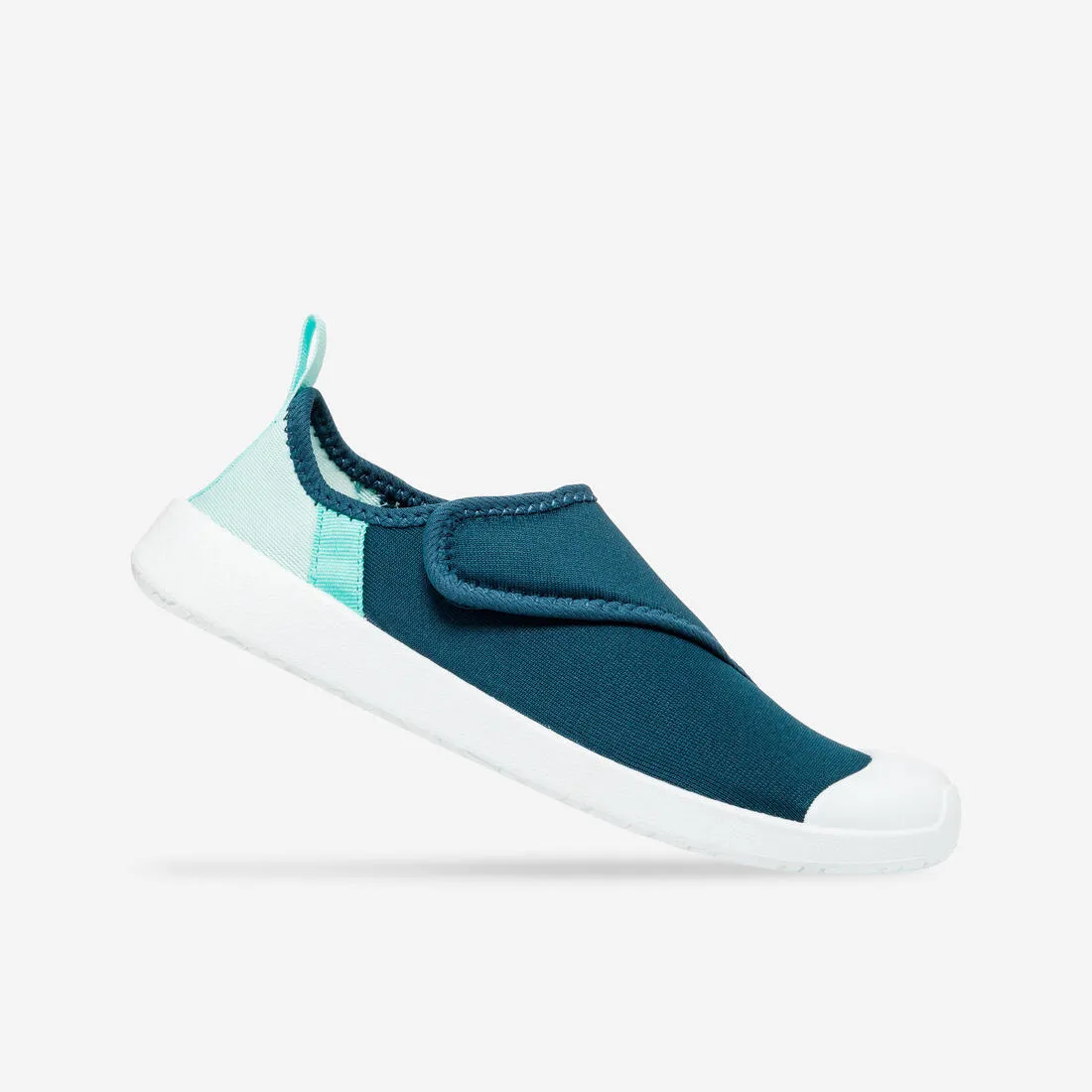 Kids’ water shoes with rip-tab - Aquashoes 120 lagoon