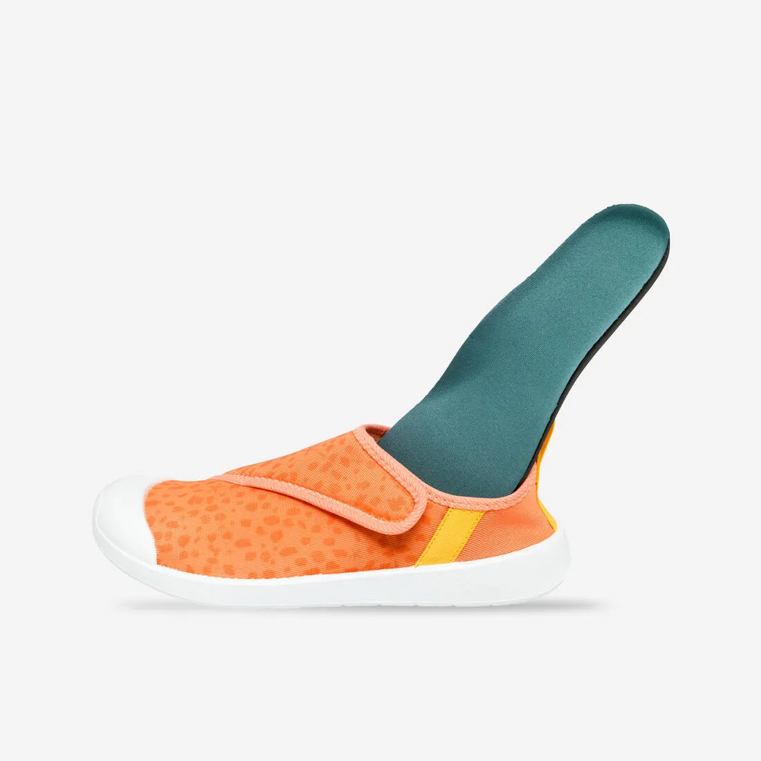 Kids’ water shoes with rip-tab - Aquashoes 120 lagoon