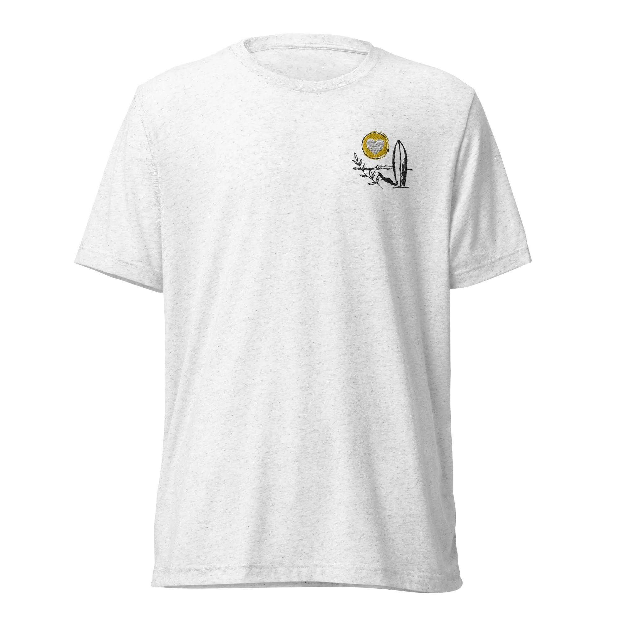 Life Is A Beach Short Embroidered Unisex T-Shirt